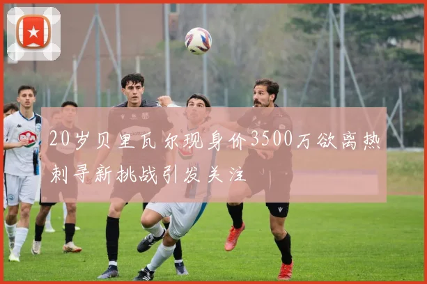20岁贝里瓦尔现身价3500万欲离热刺寻新挑战引发关注